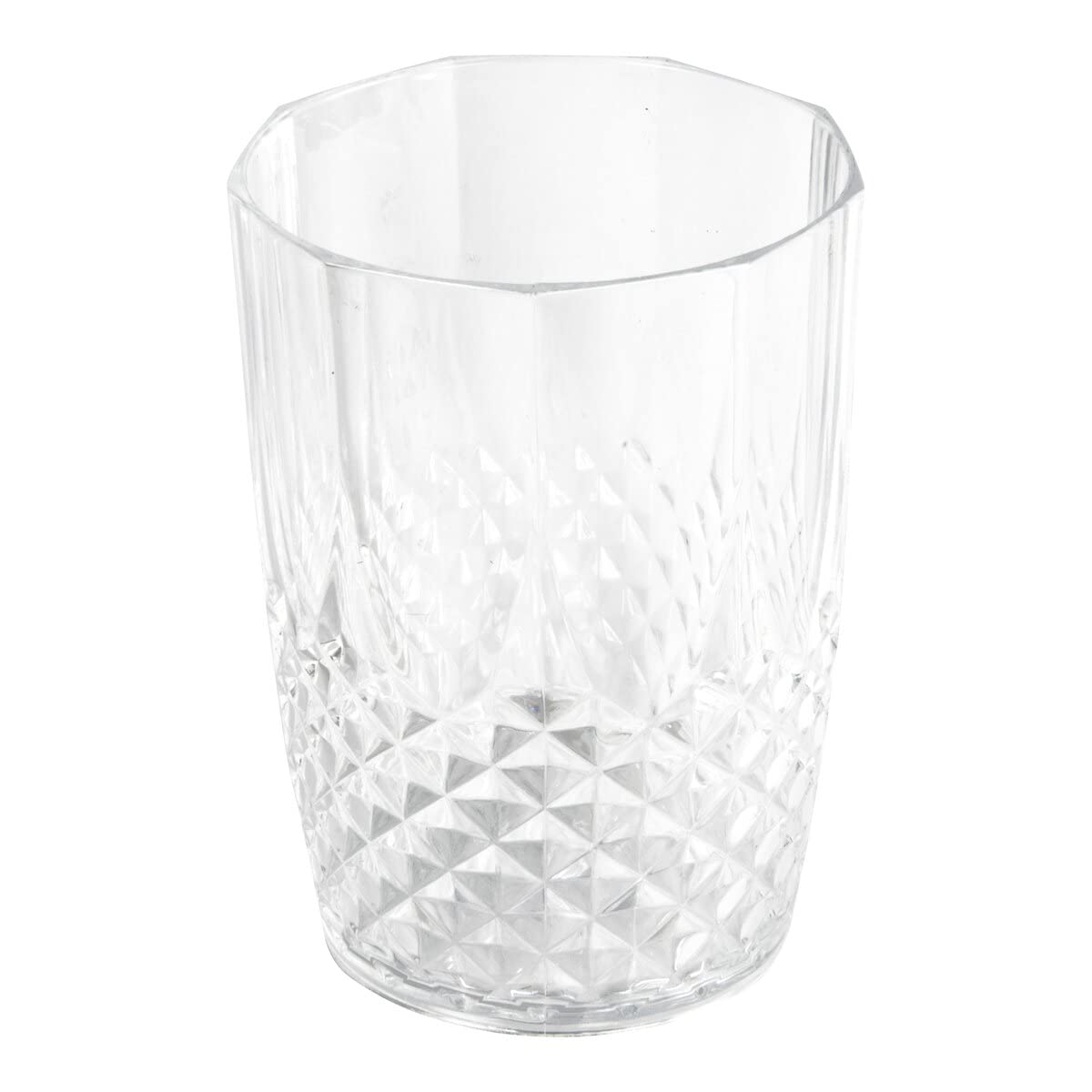 HlpiAMok Yasirona - Juego de 6 vasos de cristal reutilizables de 400 ml para agua, zumo de desayuno