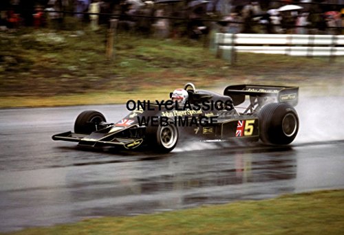 OnlyClassics 1976 Mario ANDRETTI Johnny Player Lotus RAIN 8X12 Photo Grand Prix Formula ONE