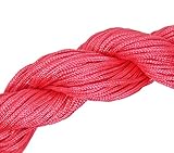 Photo Gallery perlin 30 metri di filato macramè da 1 mm, filo per gioielli, per fai da te (fucsia) Photo Gallery perlin 30 metri di filato macramè da 1 mm, filo per gioielli, per fai da te (fucsia)