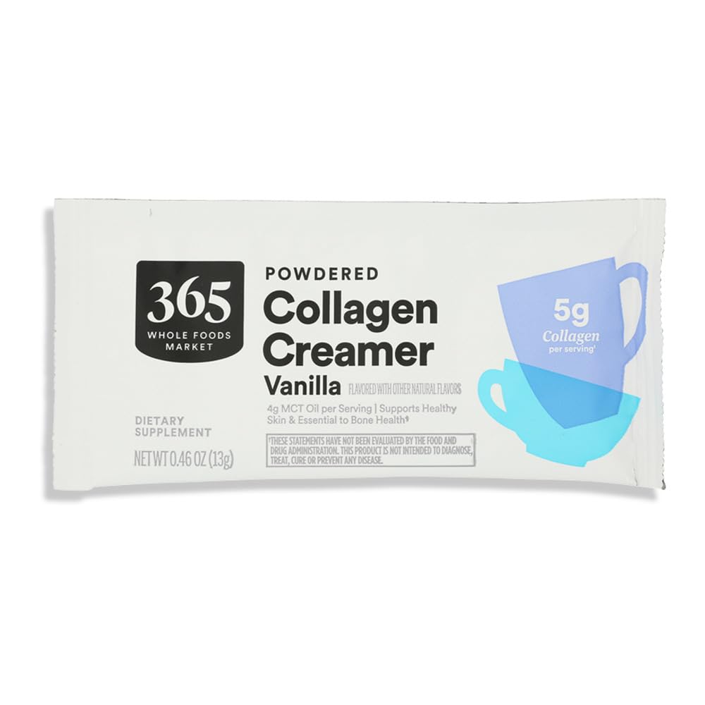 365 by Whole Foods Market Vanilla Collagen Creamer SGL 0 46 OZ