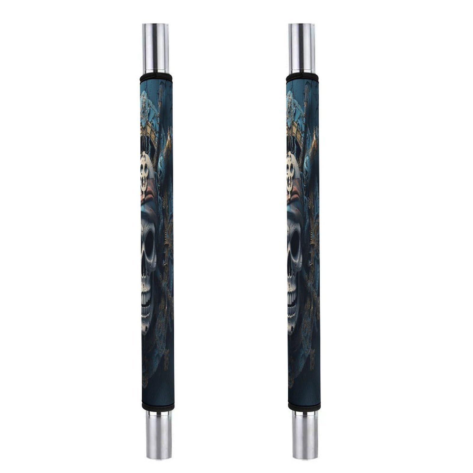 Adfgyerh Style Skeleton Pirate Refrigerator Door Handle Covers 2 Pcs, Refrigerator Handle Covers Non-Slip Fridge Handle Covers For Oven Microwave Dishwasher Appliance Door Sleeves