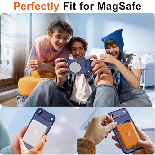 Image of for iPhone Air Case with Privacy Screen Protector, Blue