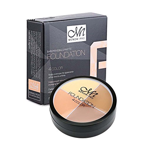 Huayang| 4 Colors Concealer Palette Contour Makeup Face Cream Concealer Palette Foundation Powder Brush Set 2