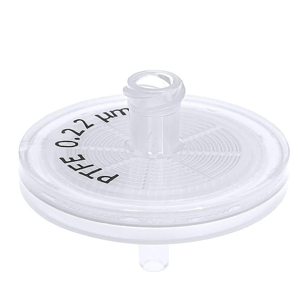 GVS Filter Technology, Syringe Filter, ABLUO, 25mm, PTFE Membrane, 0.22µm, PP Housing, 10/pk