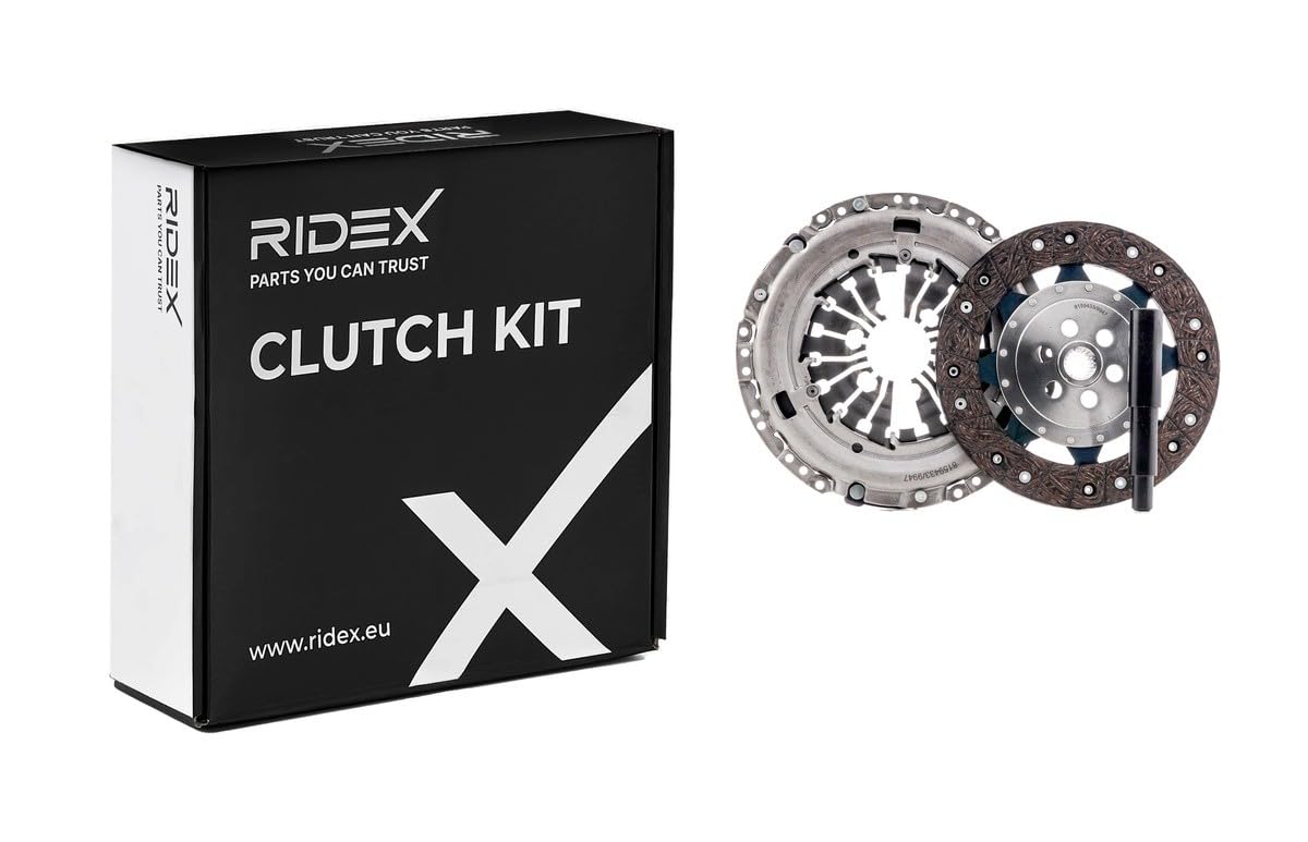 RIDEX 479C0065 Kit d'embrayage avec mécanisme d'embrayage avec disque d'embrayage Compatible avec RENAULT Clio 3 3/5 portes BR0/1, CR0/1