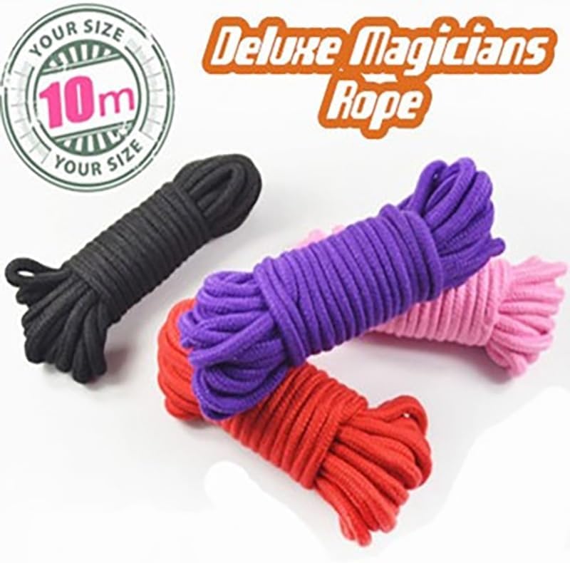 Miniatura 7 de Cuerda de magos de lujo  30 pies (32.8 ft) Trucos de magia colorida cuerda suave Accesorios Magia Magia Magia Magician accesorios de escenario