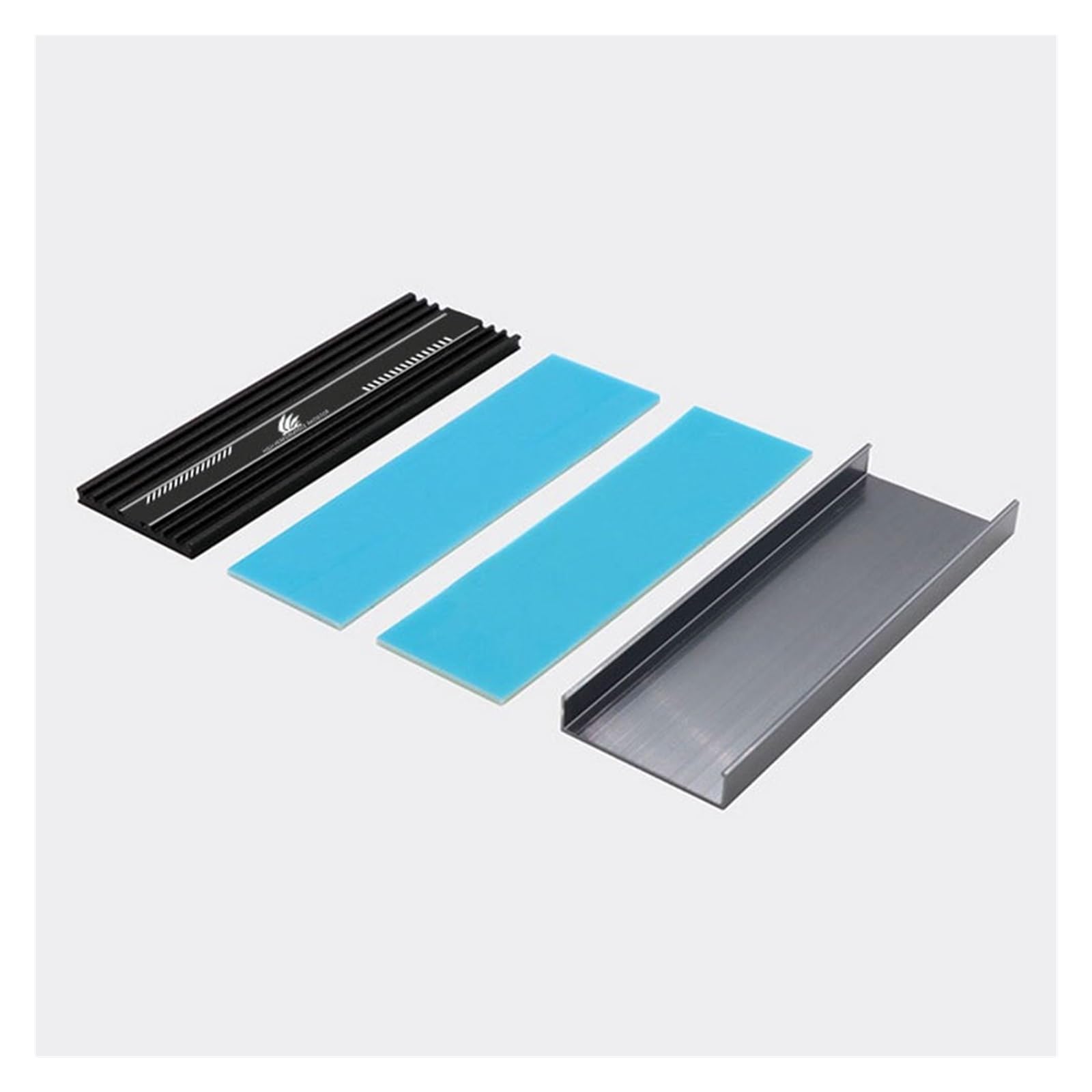 1pc M.2 Kühlkörper M2 2280 Solid State Drive Aluminium Hartmetall Profil Kühlkörper Kühlkörper