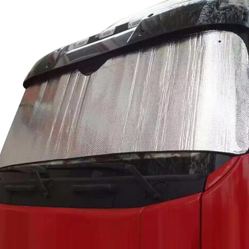 Couverture Pare-Brise Voitur Couverture De Fenêtre Avant Camion, Film En Aluminium Argenté, Pare-brise, Rideau D'ombrage, Protection Solaire Pour Camping-car