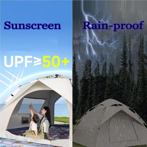 Carpa automática impermeable con protección solar para 1 persona miniatura 6