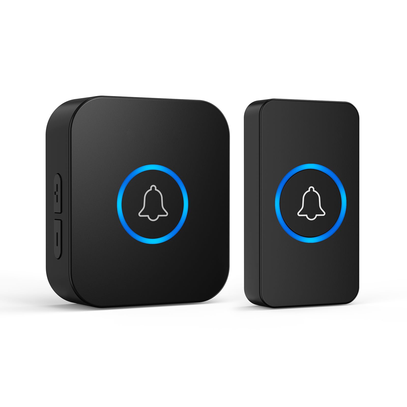 Campanello Senza Fili, Portata Wireless Doorbell, 36 Suonerie, 5 Volumi Selezionabili, Indicatori LED, IP55, 400m Lunga Portata per Casa, Appartamento (1 Trasmettitore + 1 Ricevitori)