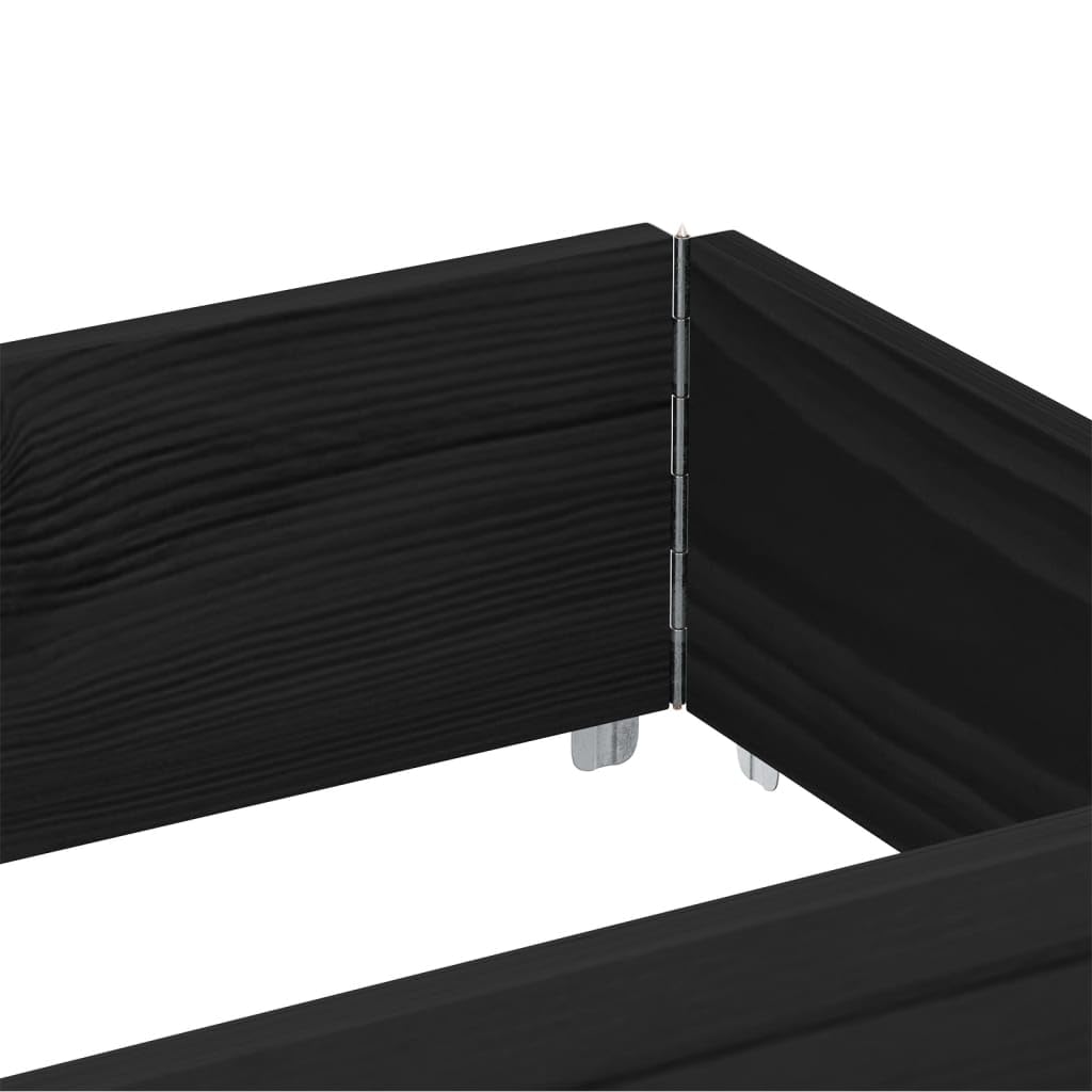 3 piezas de madera maciza de pino negro 150 x 50 x 60,5 cm plegable para almacén, logística, envío, carretilla elevadora y transpaleta