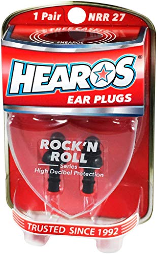 Hearos Rock N Roll Ear Filters (Pack of 3)