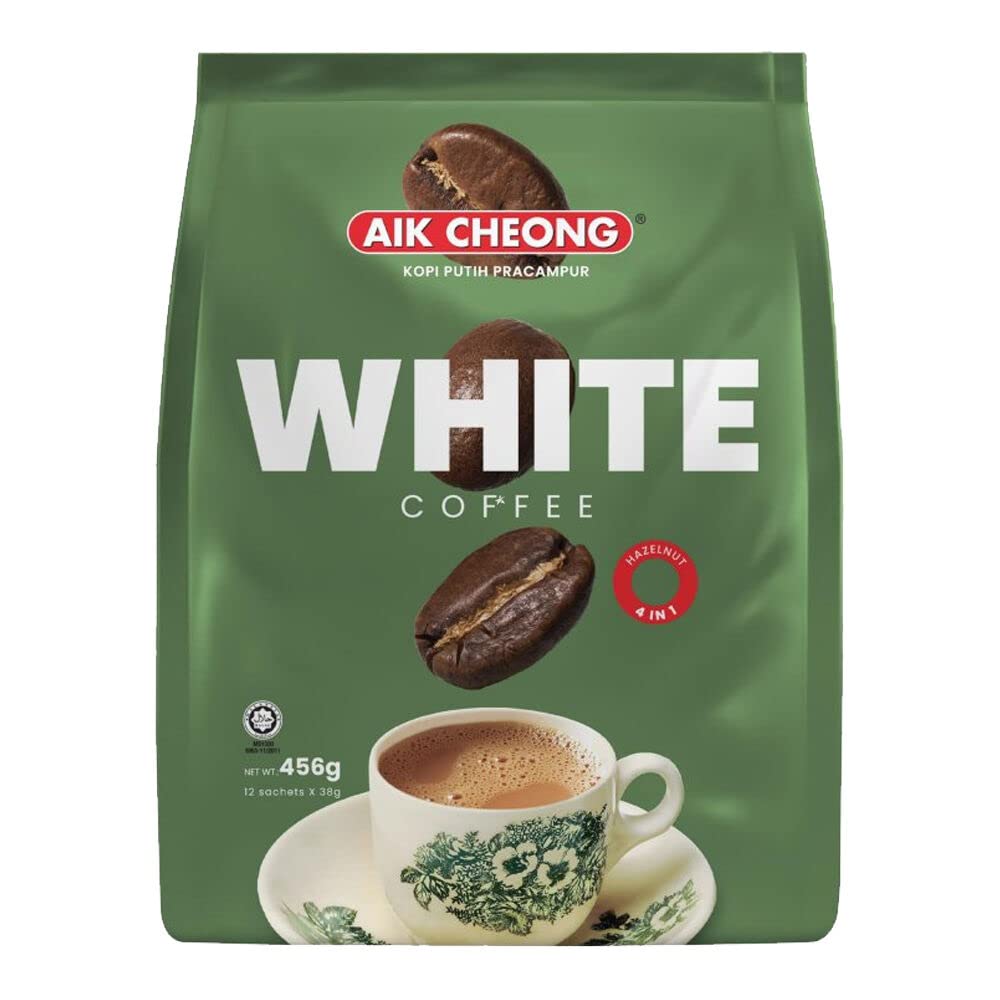 Aik Cheong Malaysian 4 in 1 Hazelnut Flavour White Coffee Kopi