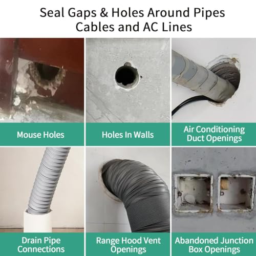 Image of 2026 Upgrade Repair Sealing Clay, Waterproof Sealant Mastic, Cement Crack Filler, Quick Mending Mud for Drain Connection, Wall Hole, Air Conditioning Hole Waterproof Seal Putty (4)
