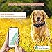 2-in-1 GPS Tracker for Dogs: Smart Pet Collar with Real-Time Tracking,No Monthly Fee/Subscription (iOS Only) Waterproof, Anti-Lost,365-Day Long Battery Life GPS Tracker Dog Collar(Tracker Included)