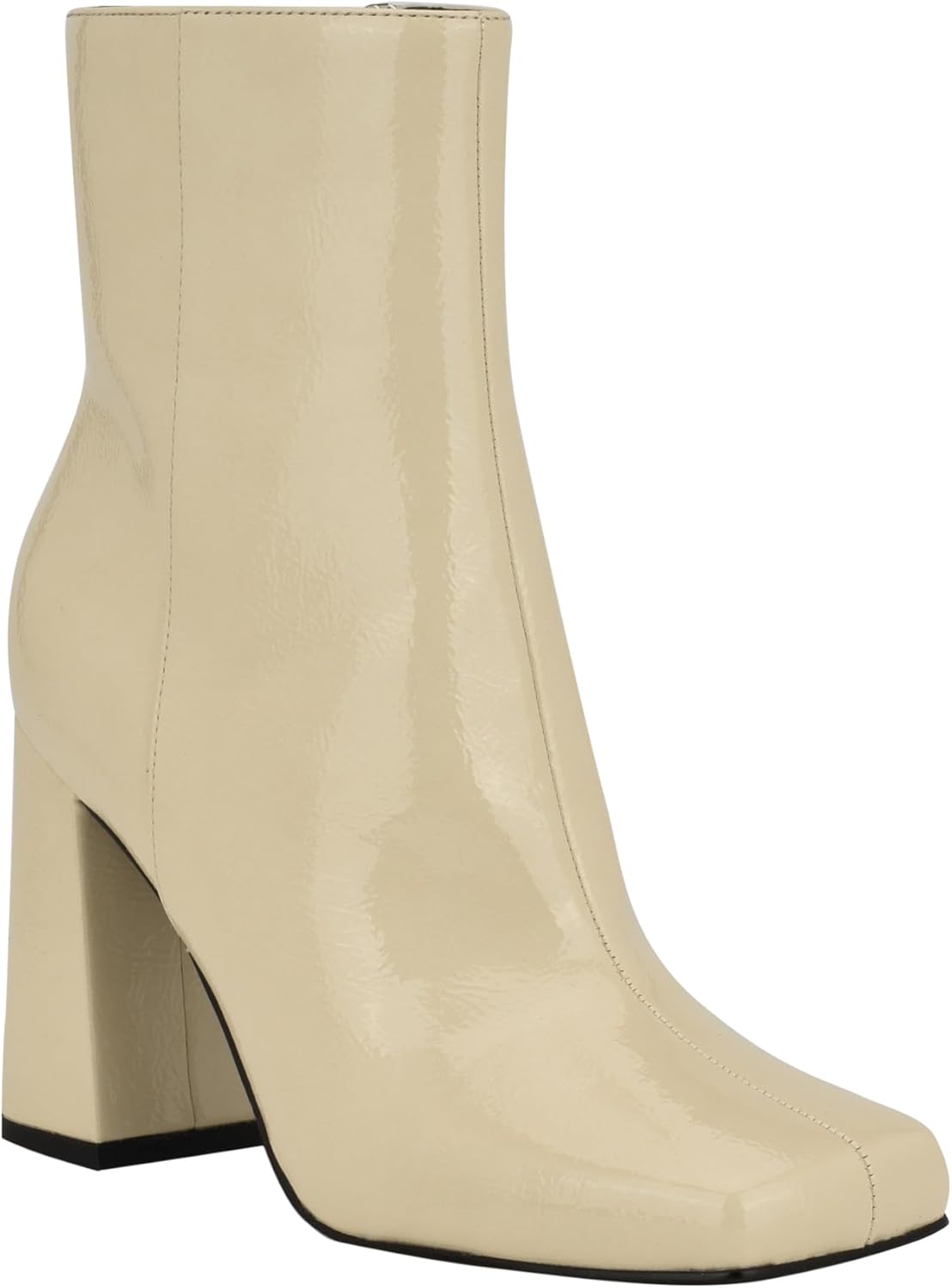 Nine West Women's Spice Mid Calf Boot, Cream 150, 7.5