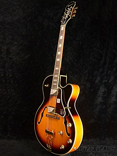 Amazon | Epiphone Joe Pass Emperor II Pro Vintage Sunburst
