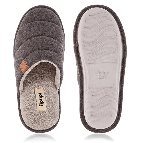 Floopi House Slippers for Women, Soft Upper Jersey Lining, Closed Back Women Slipper, Multiple Layered Comfy Memory Insole Foam with Terry Outsole4