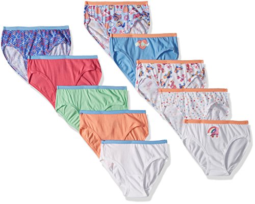 Hanes Girls' Multipack, Assorted 10 Pack, 10