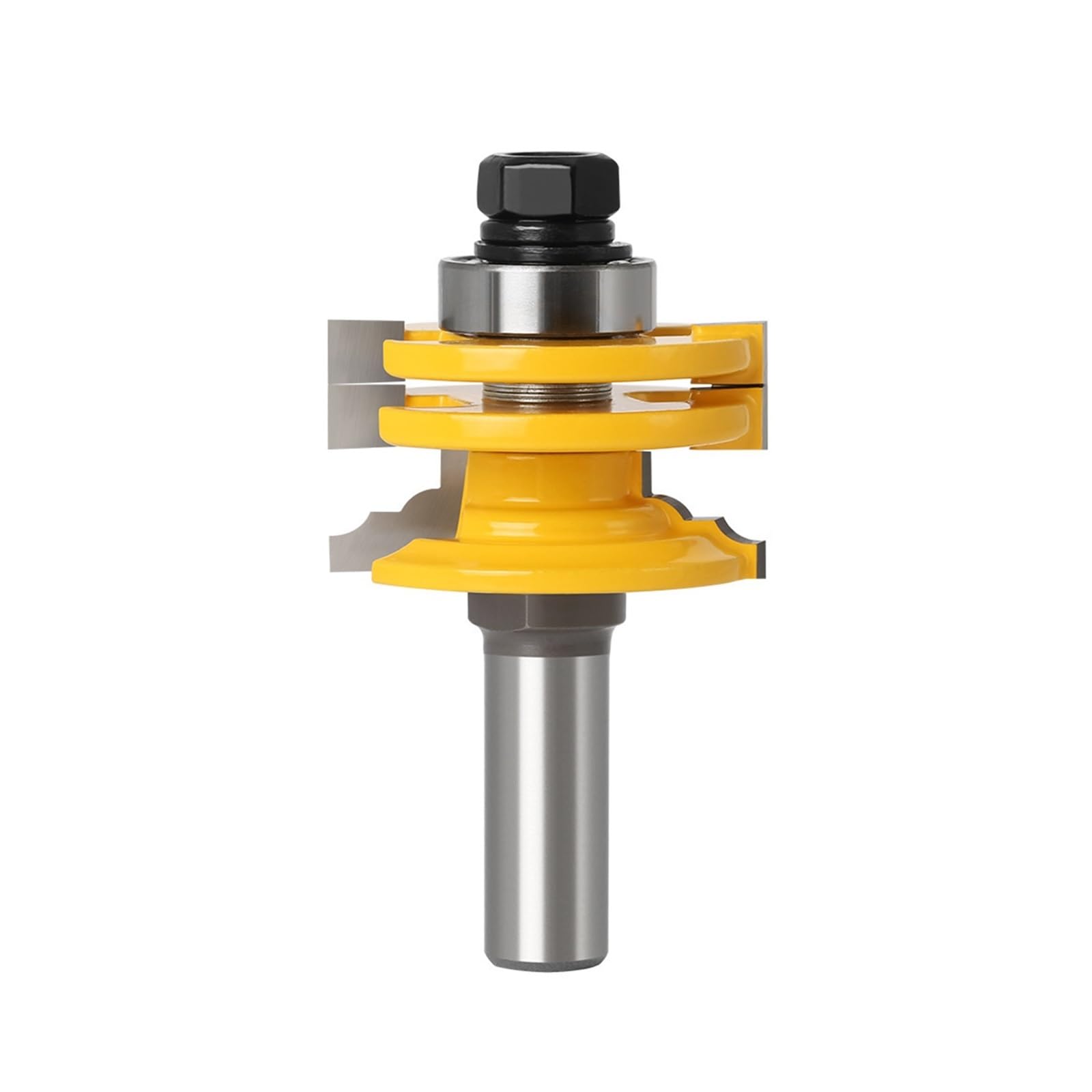 1 sztuk 8mm 12mm 12.7mm frez do drewna pełnowęglikowy trzpieniowy CNC narzędzie szklana rama drzwi nóż(8mm shaft)