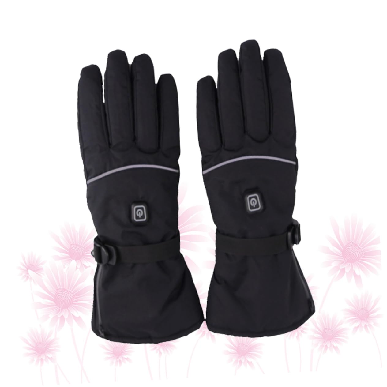 BESPORTBLE 1Pair Winter Heated Gloves for Skiing Battery Charging Thermal Gloves with Heating and Durable Design for Outdoor Sports for Cold Weather Activities