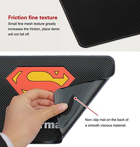 image for Tianmei 10.6in x 6.1in Extra Large Size Anti-Slip Rubber Pad, Car Dash