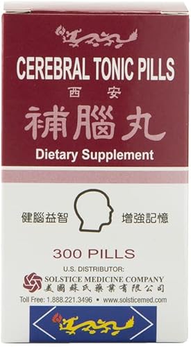 Solstice Medicine Company Yu Lam Brand Cerebral Tonic Píldoras, 300 pastillas