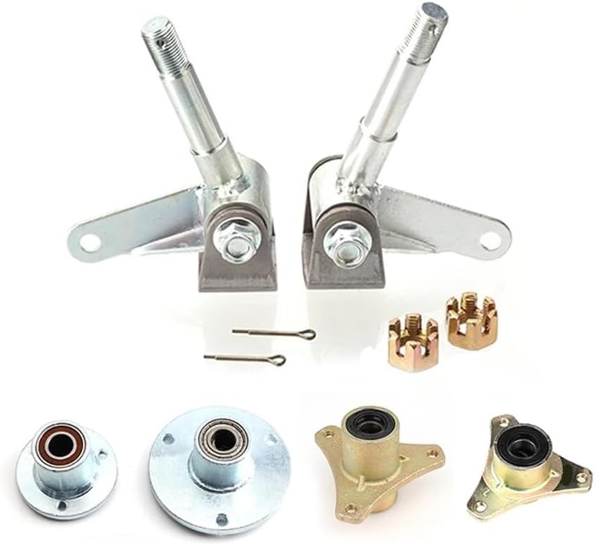 15mm/17mm 3 Stud Front Wheel Knuckle Spindle 5"/6" Wheel Hub Fit for DIY 110cc 168 200F Go Kart Buggy ATV UTV Quad Bike Parts(C-1 pc Hub 17mm)