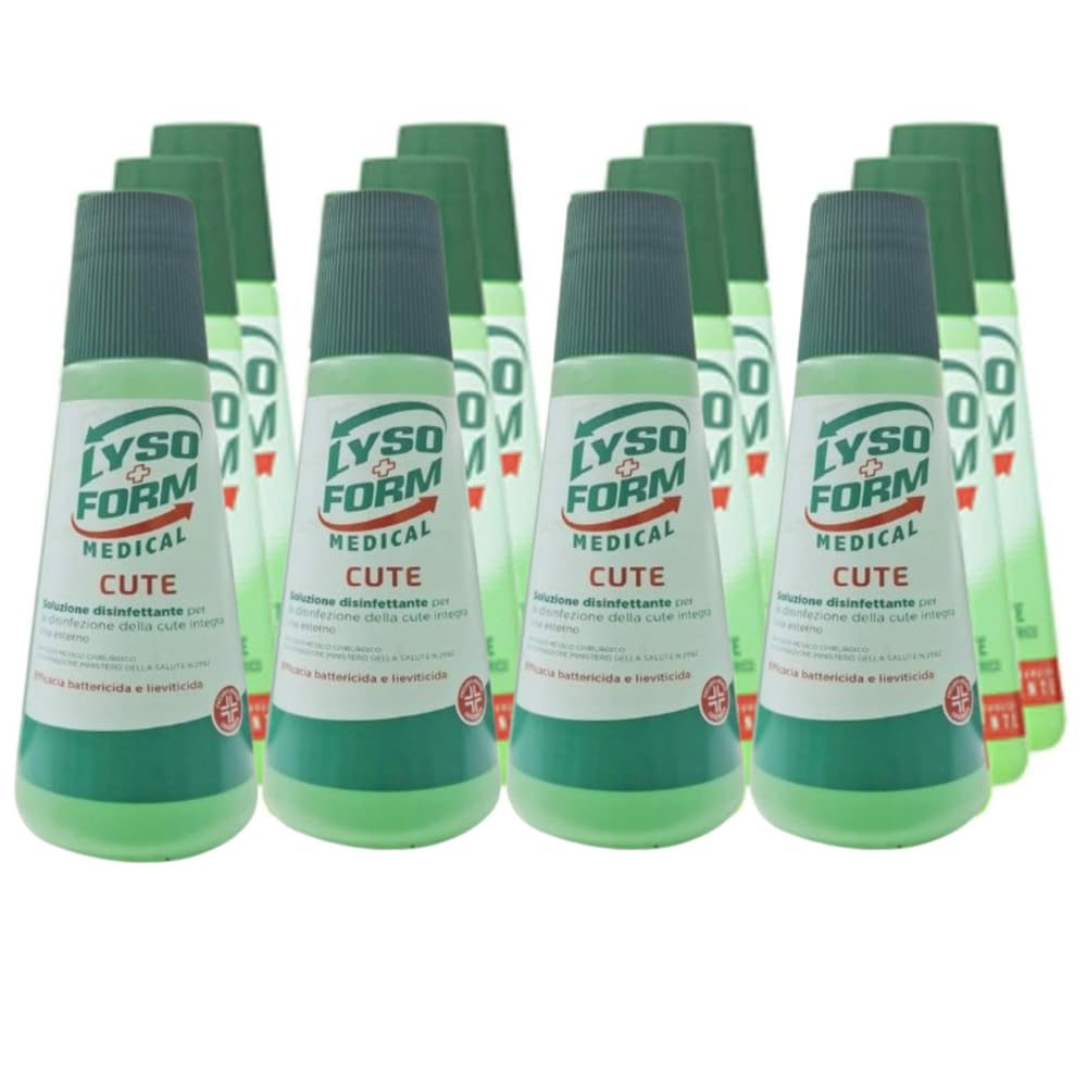 Disinfettante Liquido Medical Cute 250 ml, Disinfettante Ferite antibatterico non Aggressivo Presidio Medico Chirurgico (250 ml (Confezione da 12) Offerta IMI SHOP