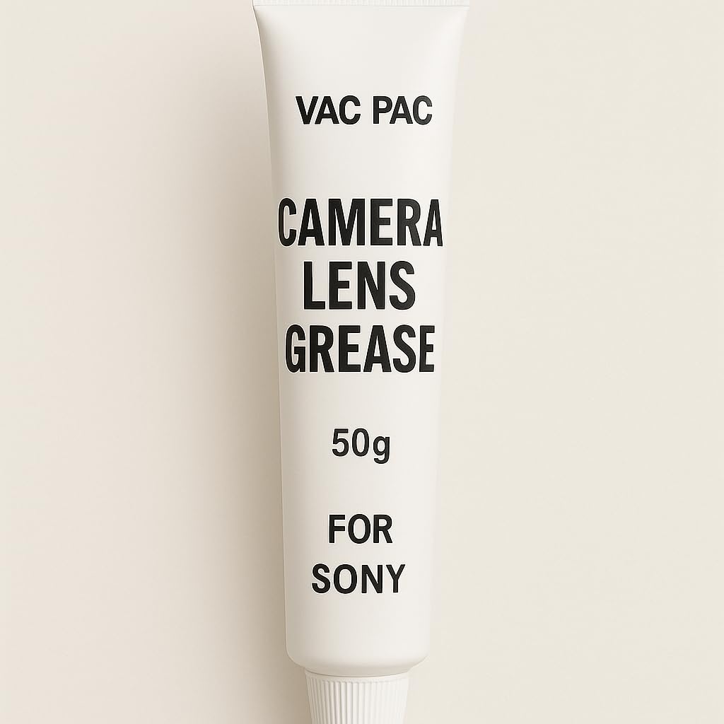 VAC PAC Premium Camera Lens Grease – 50g | Suitable for Canon & Nikon Lens Repair | Non-Migrating Silicone-Based Formula (1)