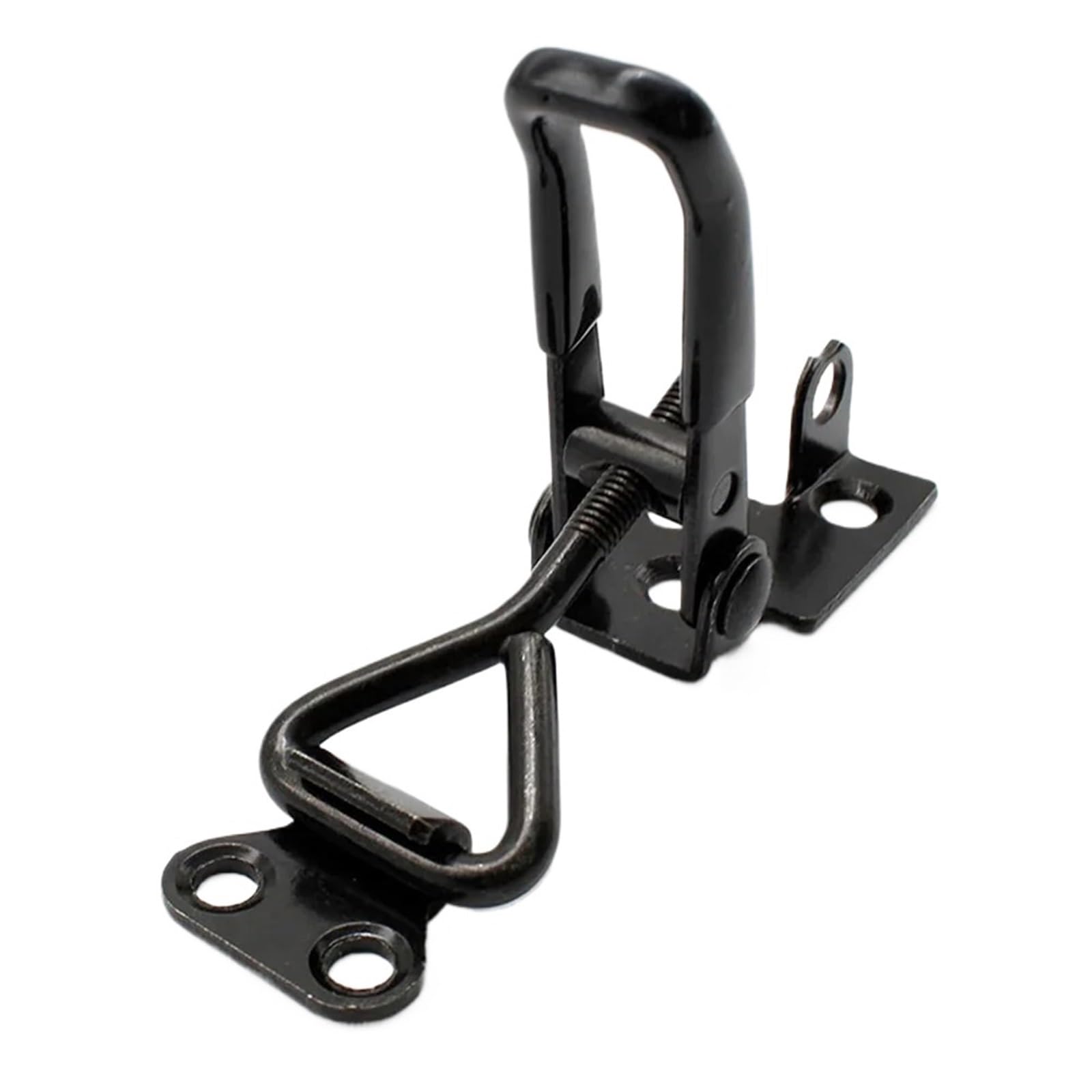 10pcs Toggle Clamp 180KG Quick Fixture Replacement 396lbs Accessories Black for Cabinets 4002 Hasp Catch Clip