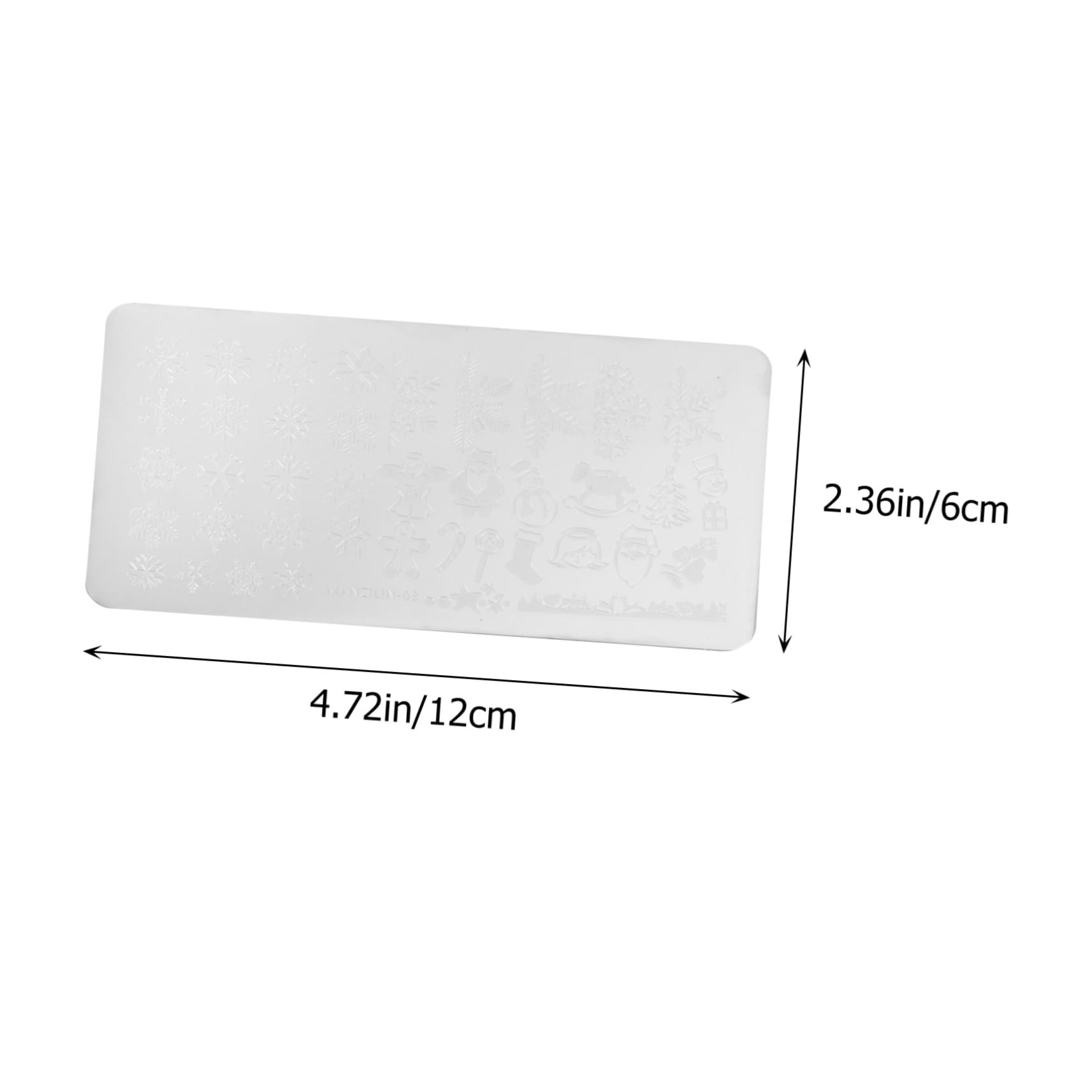 Beaupretty 15 Piezas para estampar uñas stamping para uñas plantillas uñas estampado de uñas plato de uñas de navidad kit de uñas clavo enchapado placas de estampación de arte de uñas