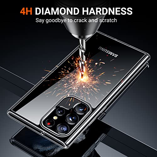 Torras Designed For Samsung Galaxy S22 Ultra Case [8X Armor-Level Shockproof] [Anti-Yellow] thumb #3