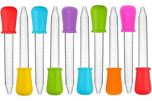 10 Pcs Graduated 5-ML Pippettes for Oil, Candy, Kids, Gummy Making