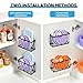 MIXISAV 3 Pack Cabinet Organizer - Adhesive Lid Organizer Slim Space Wall Mounted Inside Cabinet Door Storage for Kitchen, Bathroom, Pantry, Under Sink