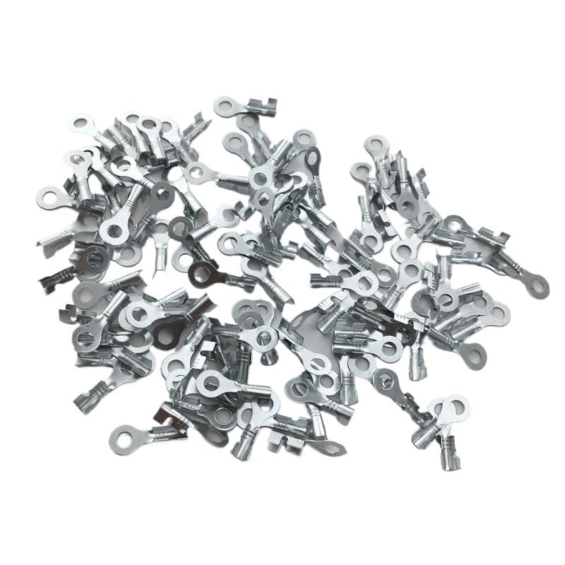 Cosse d'épissure circulaire 3.2mm en cuivre nu pour fil électrique x100