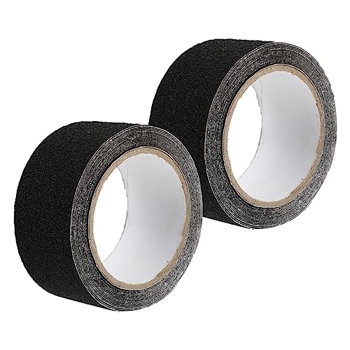 BELLIFFY 2 Rolls Ladder Anti Slip Strips Staircase Safety Tape Waterproof Nonslip Tread Tape for Stairs