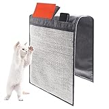 【Schön und praktisch】 kratzteppich katze hellgrauer Stoff ist perfekt auf Möbel abgestimmt, schön und großzügig und kann die Aufmerksamkeit Ihres Haustieres effektiv von anderen empfindlichen Materialien auf das Kratzkissen übertragen.