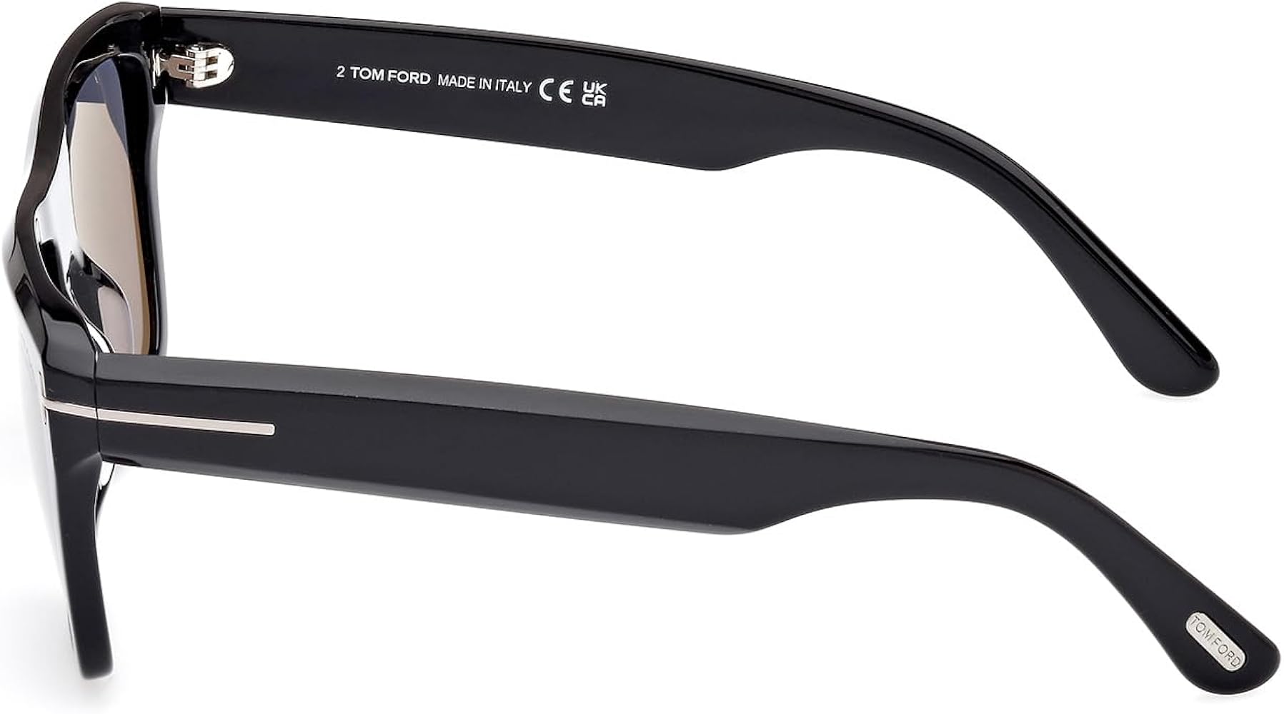 Amazon.com: Tom Ford Sunglasses FT 1077 -N 01D Shiny Black