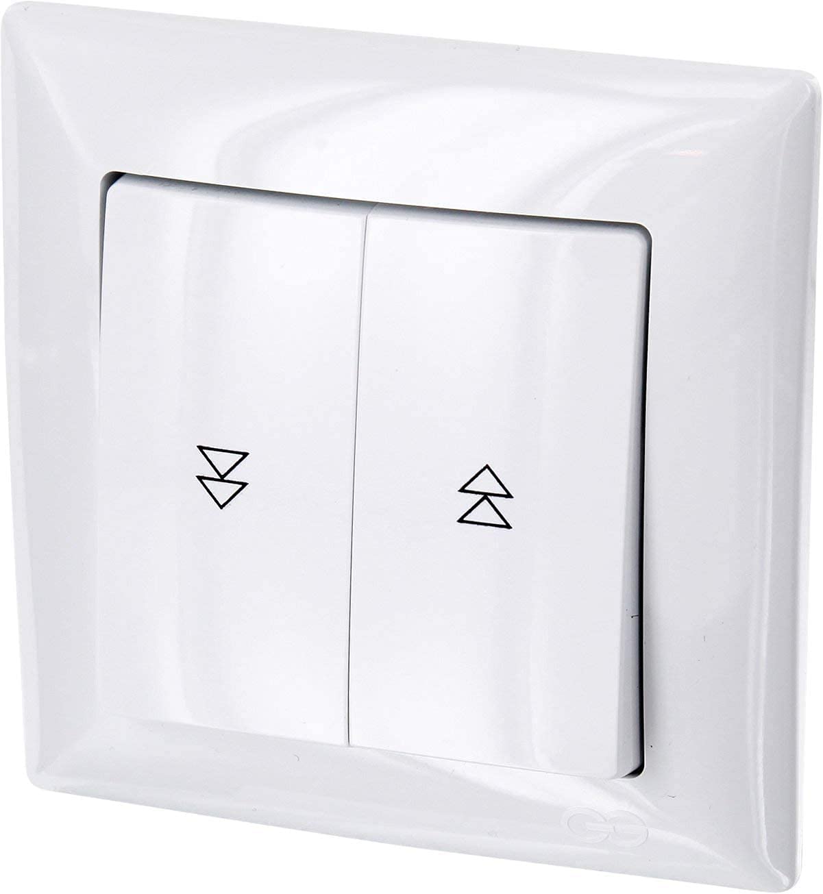 6er Pack, Unterputz Jalousietaster, All-in-One, Serie G1 reinweiß