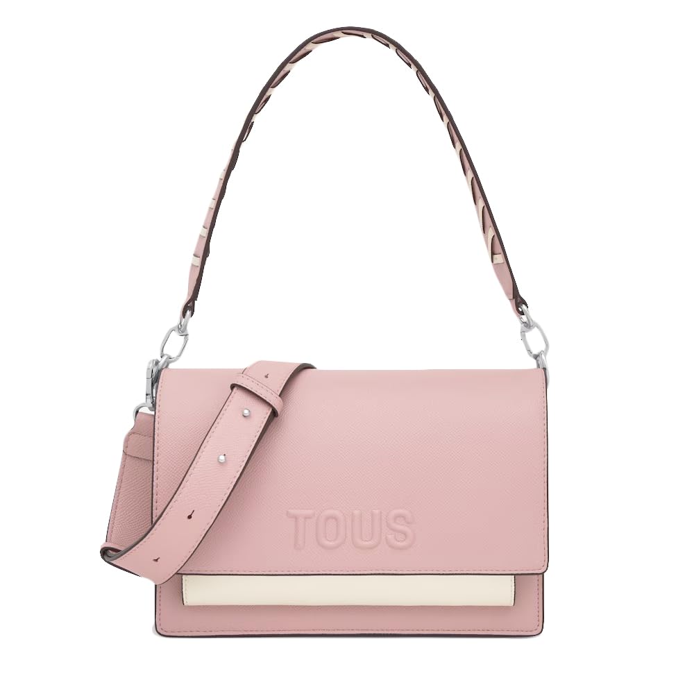 TOUS Bandolera Mediana Audree Saffiano Rosa Empolvado 2002358213