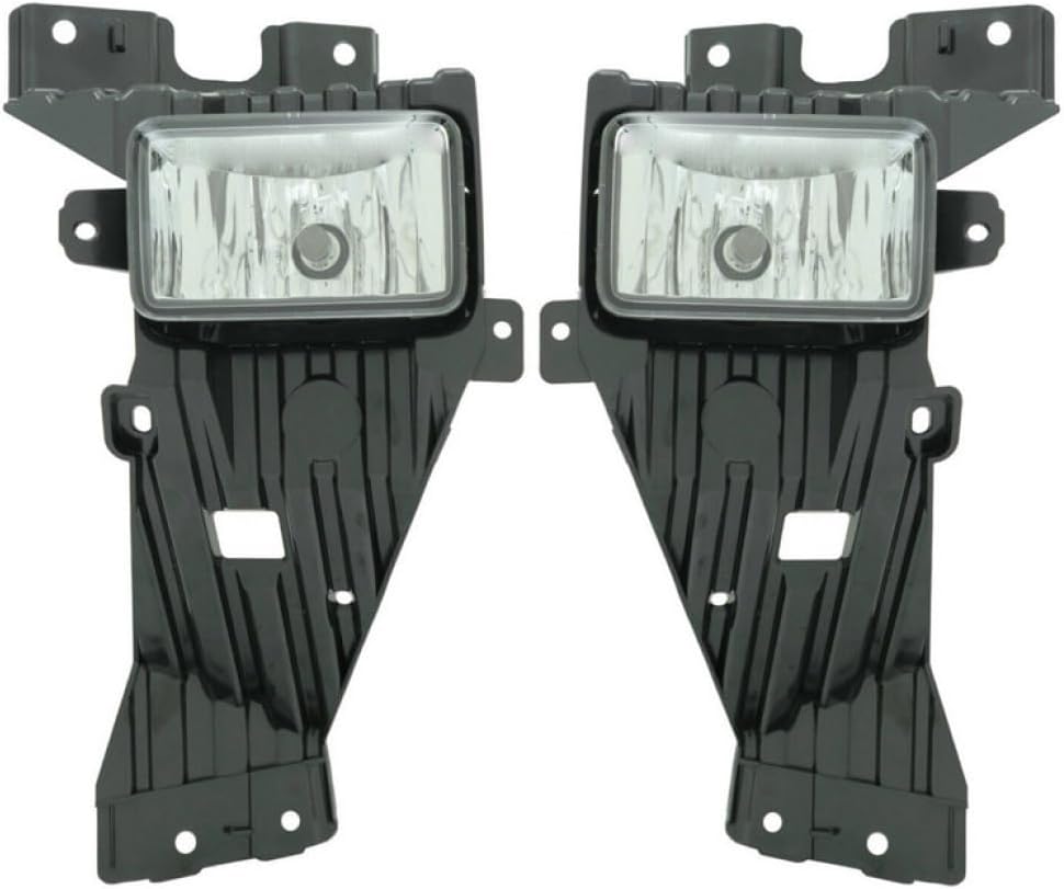 For Ford F-250/F-350 Super Duty 2020 2021 2022 Fog Light Assembly Driver and Passenger Side | Pair | Lariat/King Ranch Model Crew/Extended/Regular Cab | Replacement For FO2592257, FO2593257