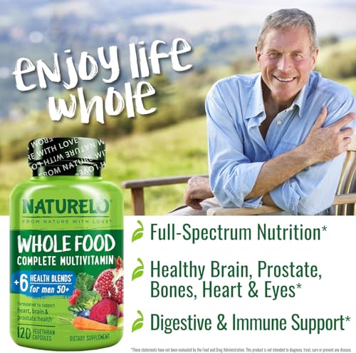 NATURELO WF-MEN-FP-120 Plant-Based Vitamin