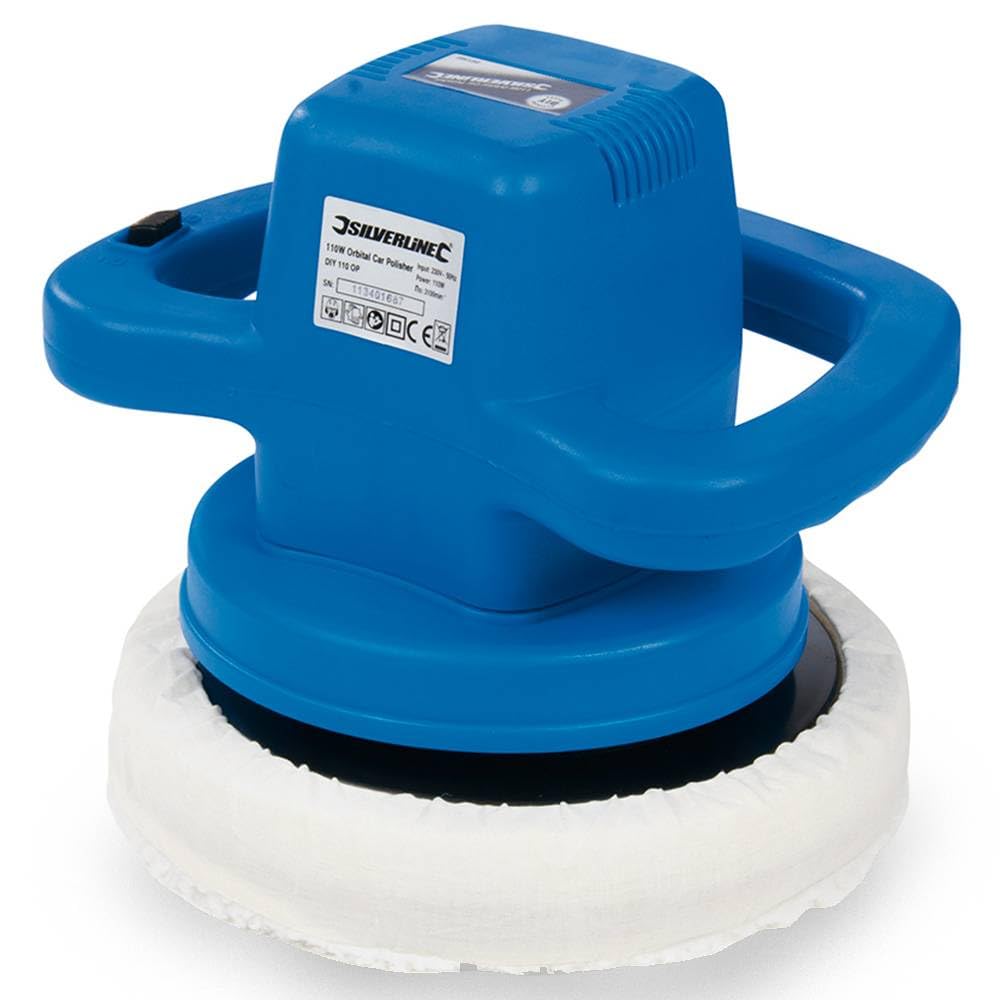 Silverline - Polisseuse-​lustreuse orbitale 110 W - 261362