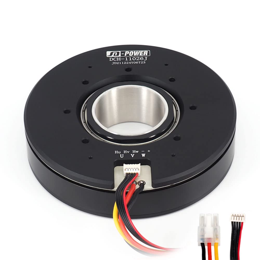 JDpower DCH11026J High Torque Flat Hollow Shaft Brushless Motor with