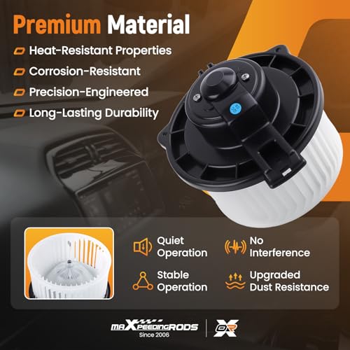 Image of maXpeedingrods HVAC Blower Motor with Fan Cage 700053 Fits for Toyota Camry (CE /LE /XLE) 1997-2001, for Toyota Solara (SE /SLE) 1999-2003# PM3929 87103-06021 312-58007-000 615-58399 TO3126107
