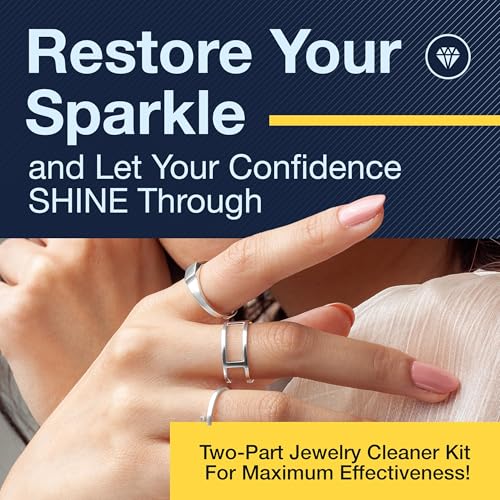 Simple Shine. Jewelry Cleaning Kit Polishing W/Cloth, Jewelry Cleaner Solution For All Jewelry. Gold Jewelry Cleaner Solution thumb #8