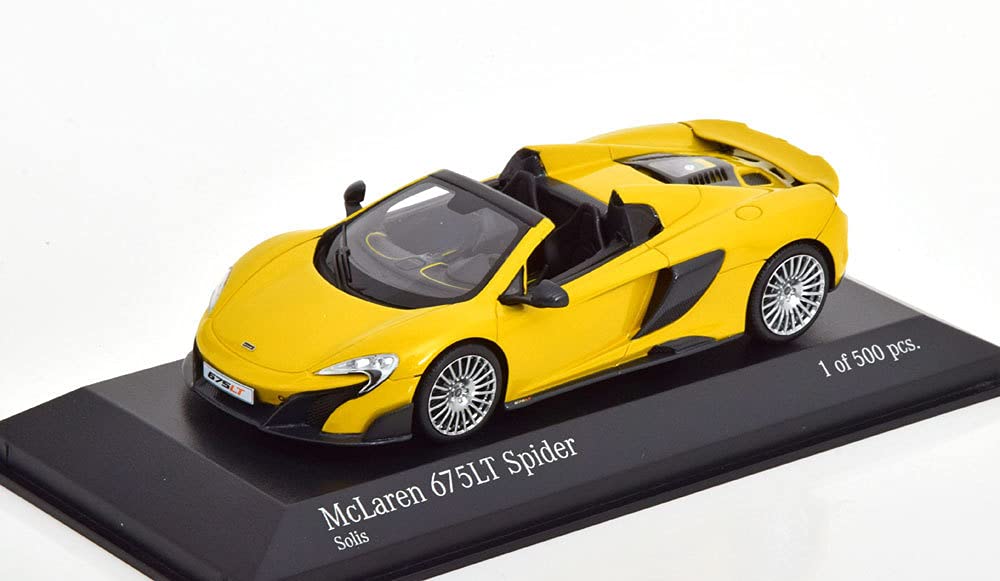 Amazon | minichamps 1:43 McLaren 675LT Spider 2016 solis yellow