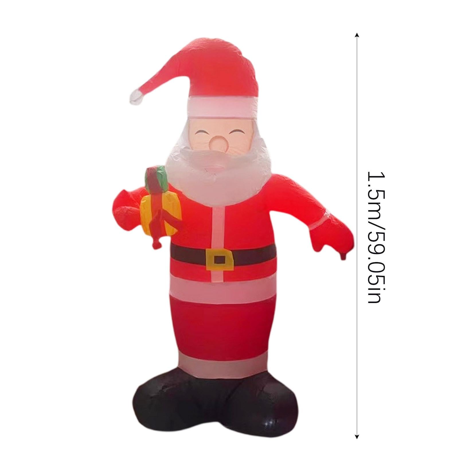 Père Noël Gonflable Grandes Décorations de Fêtes Accessoires Photo