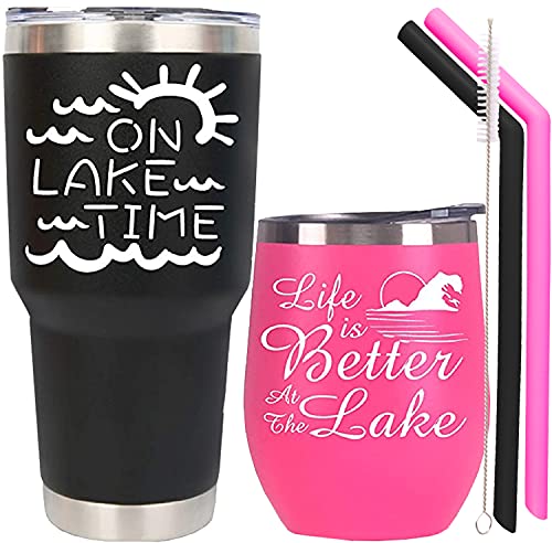 Lake House Tumblers, Lake Life Mugs, Lake Life Tumbler Cup, Lake Tumbler Set, Life is Better at the Lake Tumbler, On Lake Time Tumbler, Lake Days Cup, Lake Time Tumbler, Lake Life Tumbler Cup